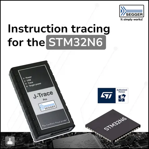 PR Graphic: J-Trace/STM devices J-Link and STM32N6 devices