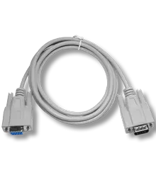 White Cable RS232 - Male/Female