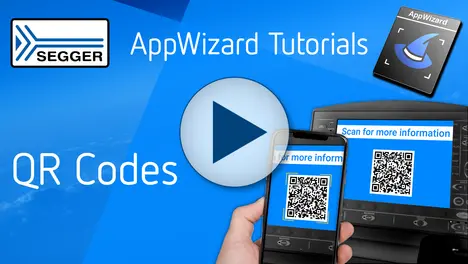 Video emWin AppWizard QR codes