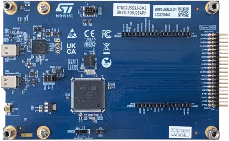Eval board ST STM32U5G9J-DK2 Product image of the eval board ST STM32U5G9J-DK2