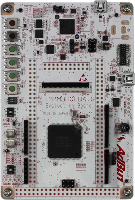 Toshiba TMPM3HQ board