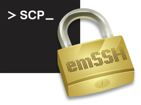 emSSH-SCP logo black