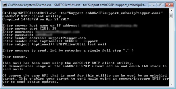 SMTP Client Utility 01