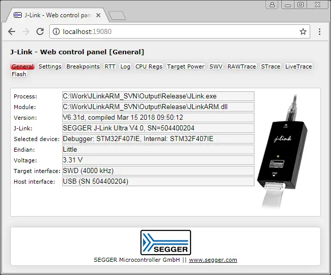 J-Link CP General