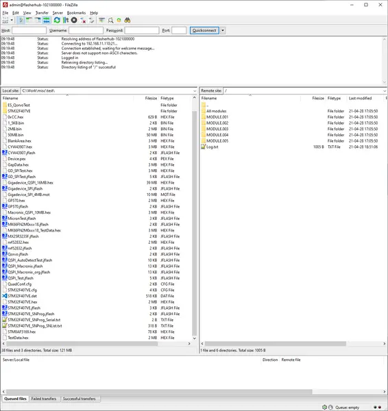 Built-In FTP Server Flasher Hub