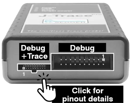 J-Trace connector layout