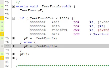 J-Trace PRO Cortex-M Live Code Coverage