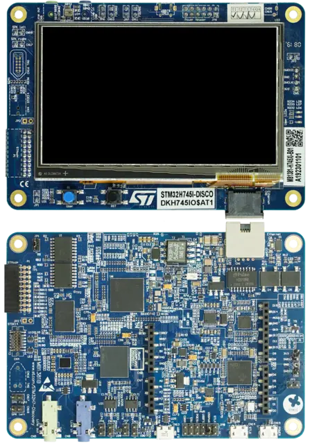 ST STM32H745-Discovery evaluation board