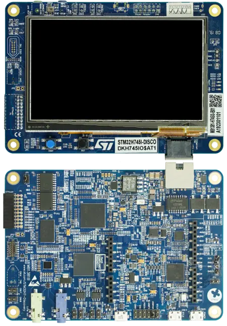 ST STM32H745-Discovery evaluation board ST STM32H745-Discovery evaluation board