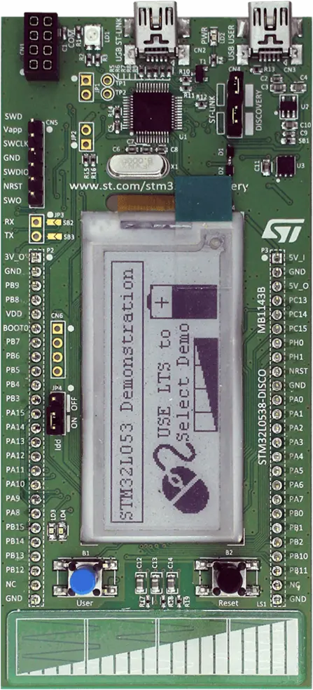 ST-stm32l0538 Discovery