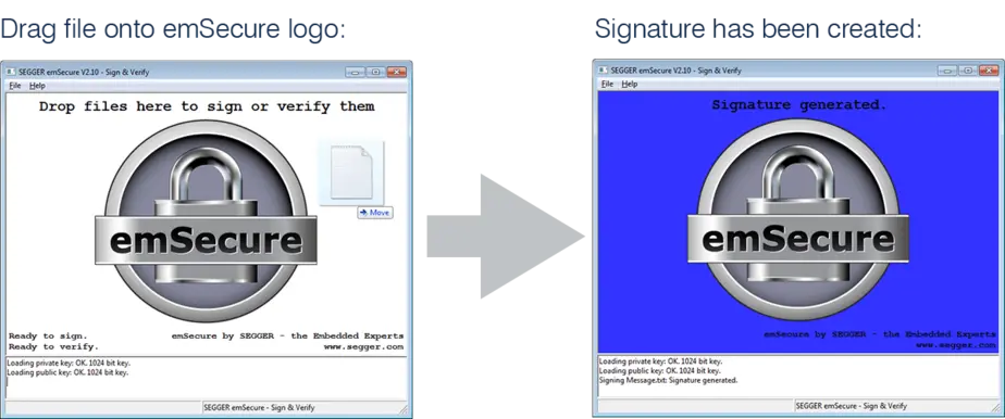 emSecure Signing