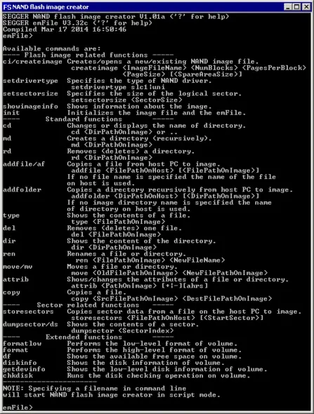  emFile-nand-image-creator-cmd